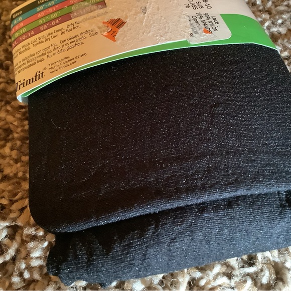 Trimfit girl's opaque tights, color black, size: L (8-10) - Picture 8 of 9